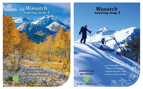 Wasatch Touring Map 3 - Southern Wasatch Backcountry – Alpentech