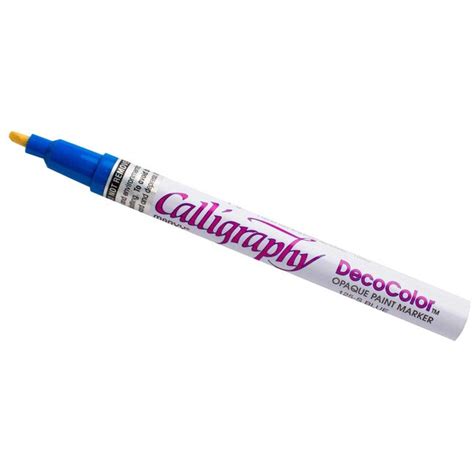 JAM Paper Calligraphy Opaque Paint Markers, Blue, 2/Pack in the Pens ...