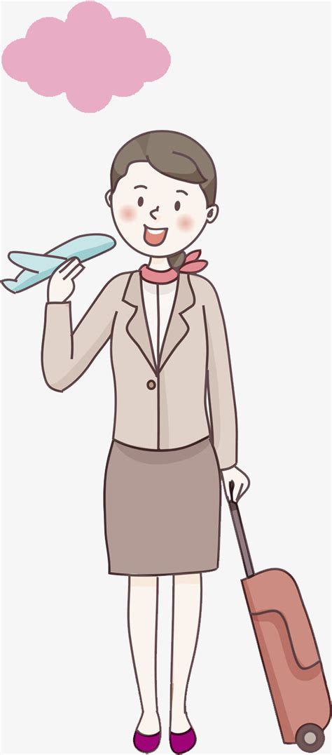 Flight Attendant Drawing at GetDrawings | Free download