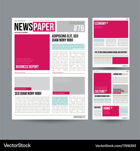 Tabloid Newspaper Layout - Tabloid Layout Stock Images, Royalty-Free ...