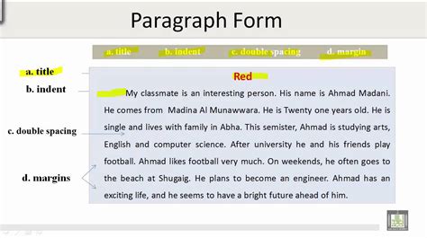 Technical Report Writing | U1-L3 | Parts of a Paragraph; Paragraph Form - 2 - YouTube