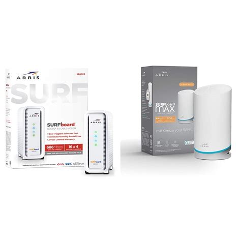 ARRIS Surfboard SB6183 DOCSIS 3.0 Cable Modem (400 Mbps Max Internet ...