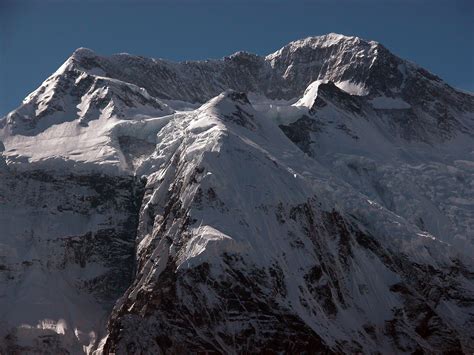 Annapurna 12 05 Annapurna II Full Summit Ridge From Ghyaru