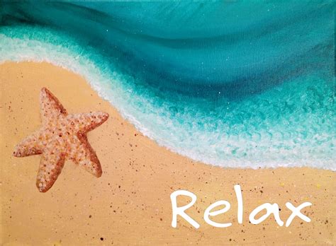 Pin on Summer ideas | Beach painting, Beach scene painting, Easy canvas painting