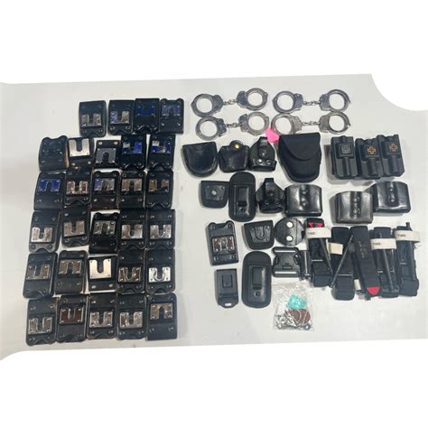 Lot of 50+ Pieces of Police Duty gear, Police trade - Botach®