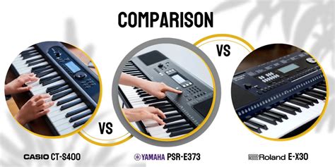 Comparison: Casio CT-S400 vs Yamaha PSR-E373 vs Roland E-X30