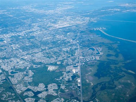 Aerial view of tampa bay stock photo. Image of aerial - 154650202