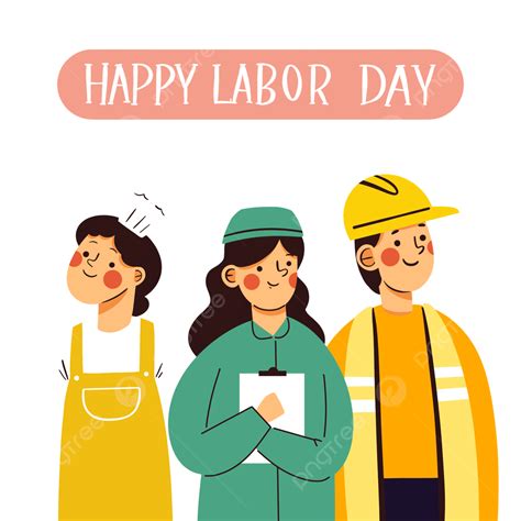 Labor Day Clipart Transparent PNG Hd, Labor Day Cartoon Character, Labor Day, Character ...