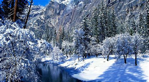 WINTER VALLEY, winter, river, valley, snow, ice HD wallpaper | Pxfuel