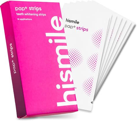 Hismile Teeth Whitening Strips, Whitening Strips for Sensitive Teeth ...