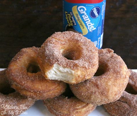 Easy Canned Biscuit Donuts - Kitchen Fun With My 3 Sons