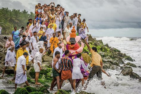 Ganesh Immersion Photograph by Sonny Marcyan - Fine Art America