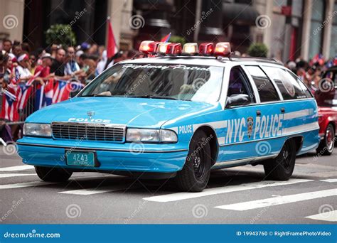 Old Police Car In New York City Editorial Image - Image: 19943760