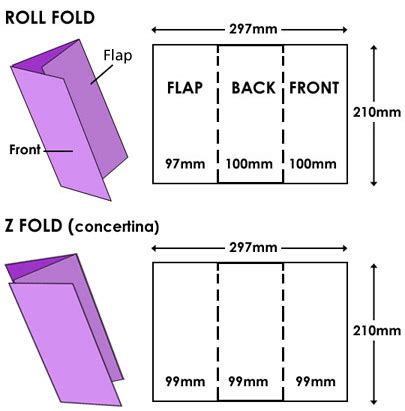 print design - How to create an A4 trifold brochure? - Graphic Design Stack Exchange