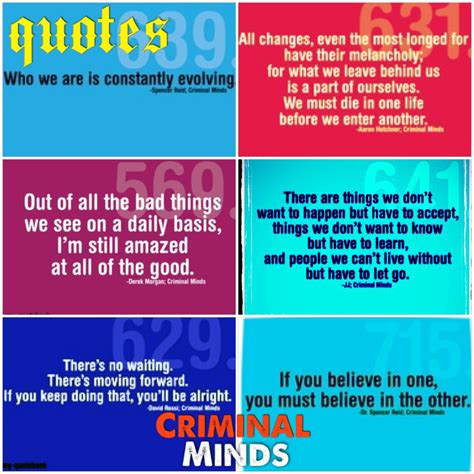 Criminal Minds Closing Quotes. QuotesGram