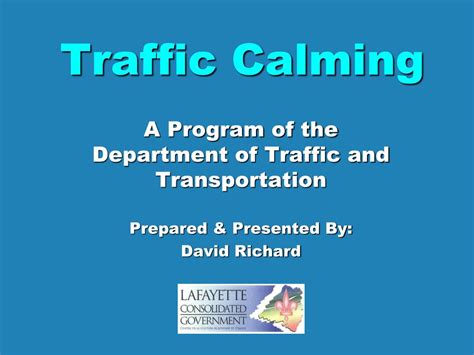 PPT - Traffic Calming PowerPoint Presentation, free download - ID:710901