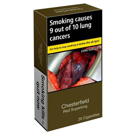 Chesterfield Red Superking 20 Cigarettes - £11.5 - Compare Prices