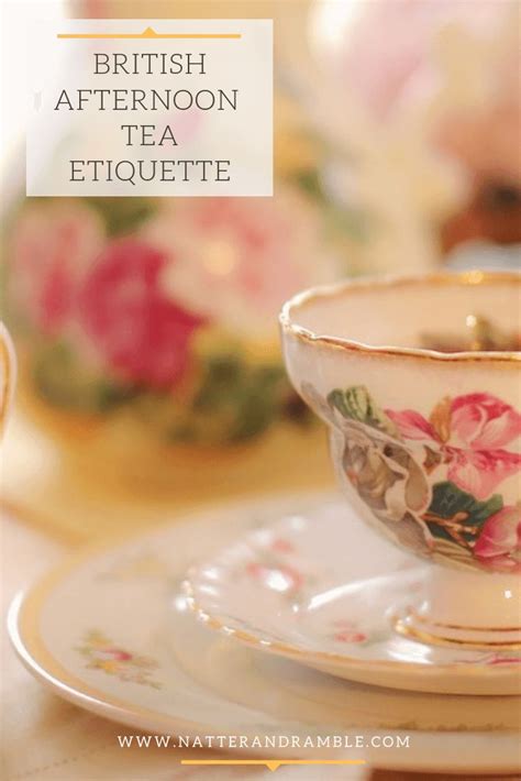 British Afternoon Tea Etiquette | British tea time, Tea etiquette ...