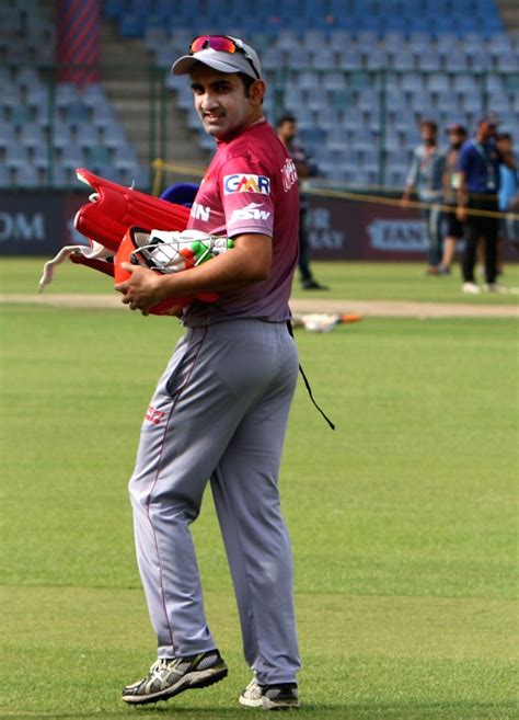 IPL 2018 - Practice Session - Delhi Daredevils - Gautam Gambhir