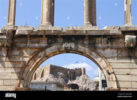 The beautiful architecture of Acropolis in Greece on a daytime Stock ...