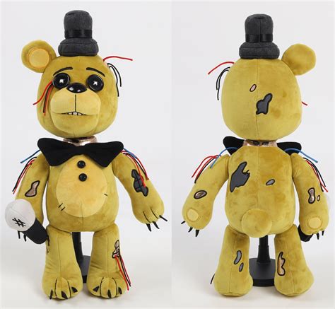 Check out the full look of Hex Withered Golden Freddy plush! : r/fivenightsatfreddys