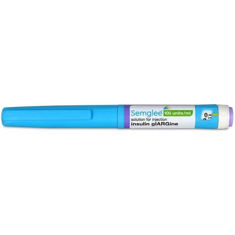 SEMGLEE (insulin glargine-yfgn) U-100 Injection Pen, 1-prefilled 3-mL ...