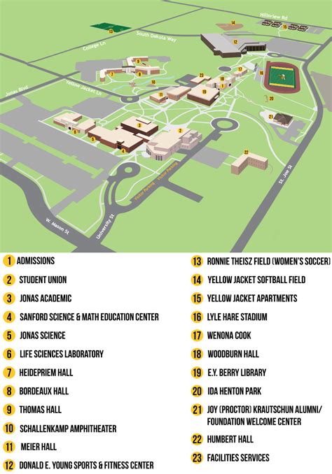 Sdsu Campus Map Printable