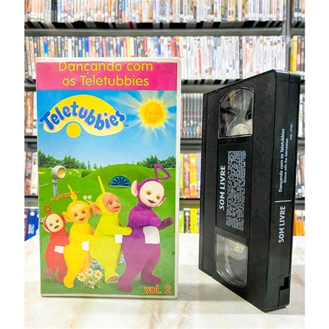 VHS Teletubbies - Dançando Com os Teletubbies - DUBLADO Original - Desenho Infantil Fita (Som ...