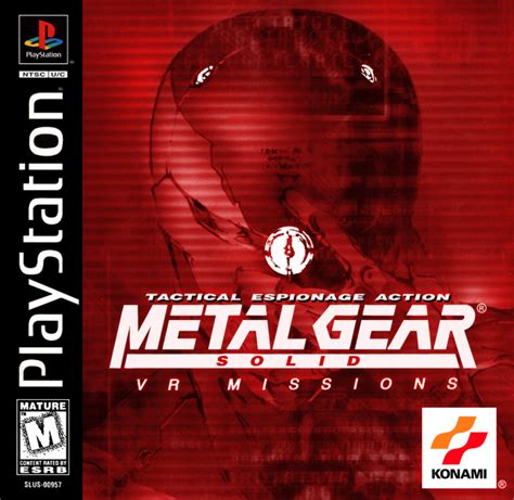 Metal Gear Solid: VR Missions PlayStation Box Art Cover by Orion1189