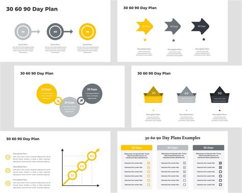 30 60 90 Day Plan Template Powerpoint, 30 60 90 Template, 30 60 90 Day ...