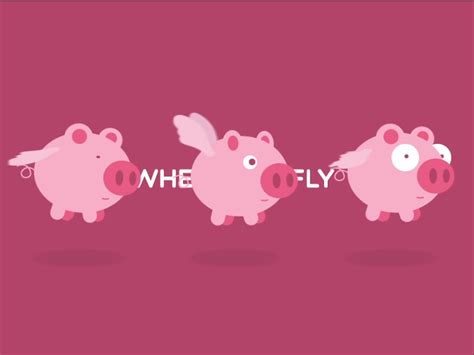 When Pigs Fly by Quang Nguyen on Dribbble