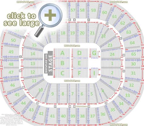 Food City Center Seating Chart | Printable Templates Free