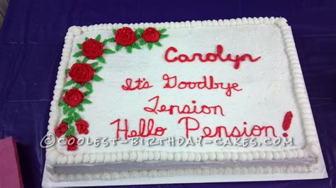 Funny Slogan for Retirement Cake