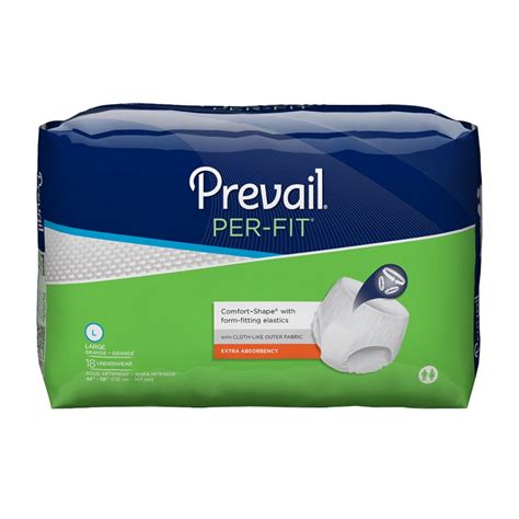 Prevail Per-Fit Protective Underwear ''Large, 44 - 58 , 18 Count'' 10 Pack - Walmart.com ...