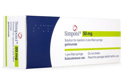 SIMPONI 50MG/0.5ml Pre-filled Syringe Non-English - Infusion Depot