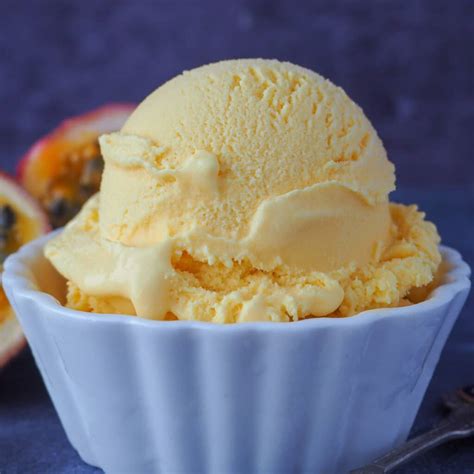 Passion Fruit Ice Cream - Keep Calm And Eat Ice Cream