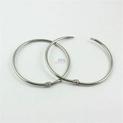 10 Pieces 58mm Stainless Steel Curtain Rings Curtain Open Rings Sliding ...