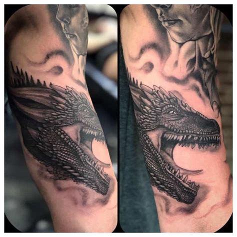 Epic Game of Thrones Dragon Tattoo Ideas