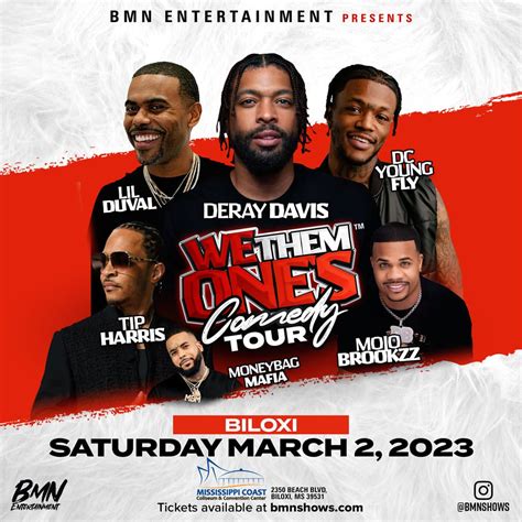 Biloxi, MS | We Them One's Comedy Tour presented by BMN Ent.