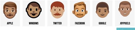 👨 Man emojis (w/ 40+ skin, hair colors, & facial hair combos) 👨🏻🧔🏼👨🏽‍🦰👨 ...