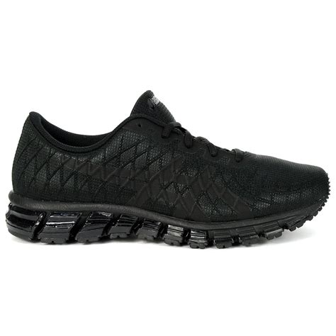 ASICS Men's Gel-Quantum 180 4 Running Shoes Black/Black 1021A104.001 ...