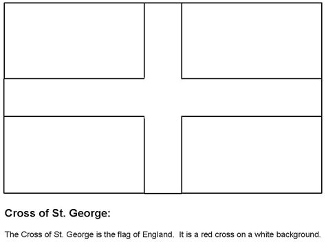 England Flag Printable