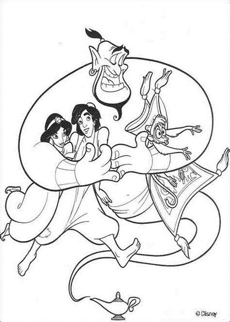 Aladdin Disney Coloring Pages Print