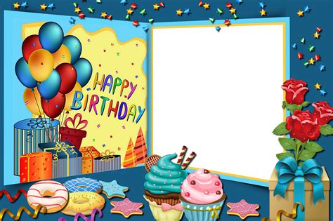 Happy Birthday frame PNG | Happy birthday frame, Happy birthday ...