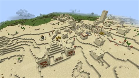 Minecraft 1.15.1 Seed 311: Desert temple spawns inside the village ...