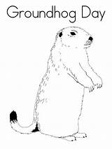 Groundhog Day coloring Pages sketch template