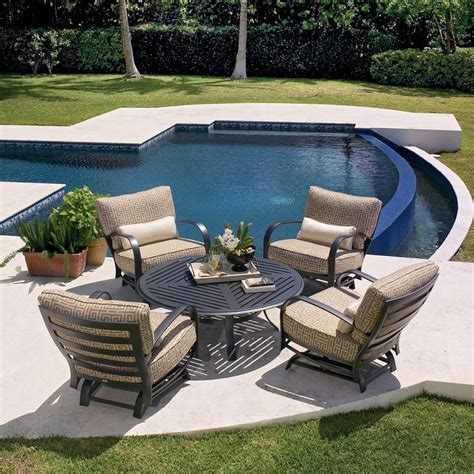 Winston Metropolitan Conversation Patio Set - Seats 4 | Pool patio furniture, Cheap patio ...