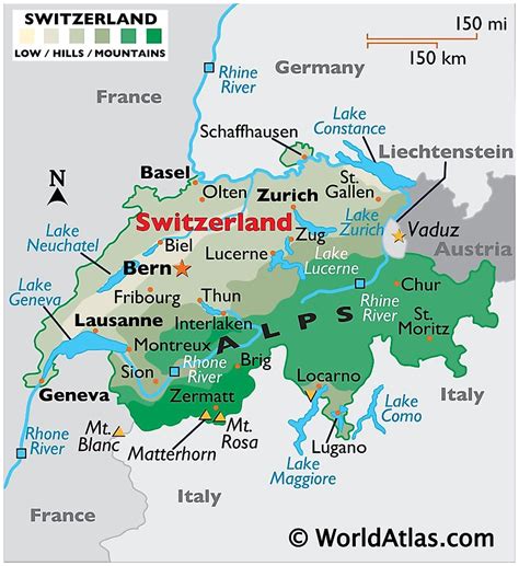 Switzerland Maps & Facts - World Atlas