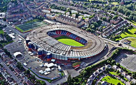 Download wallpapers Hampden Park, Queens Park FC Stadium, Glasgow, Scotland, UK, Scottish ...