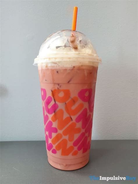 REVIEW: Dunkin’ Pink Velvet Signature Latte | Dunkin donuts iced coffee ...